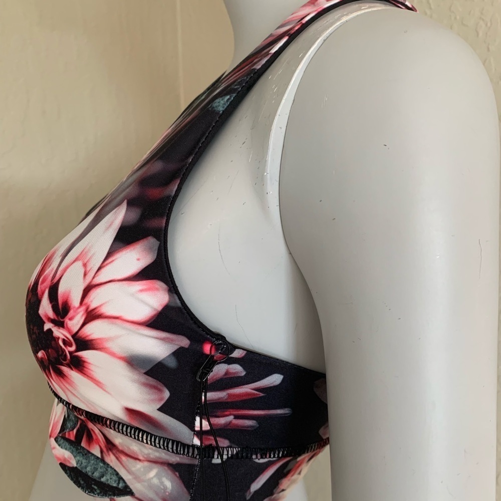 NWT Kyodan Floral Sports Bra Size XS - Picture 8 of 14